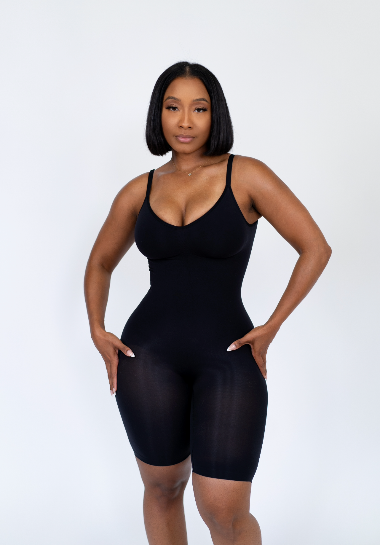 NEW - BACKLESS ABOVE THE KNEE SEAMLESS COMPRESSION BODYSUIT