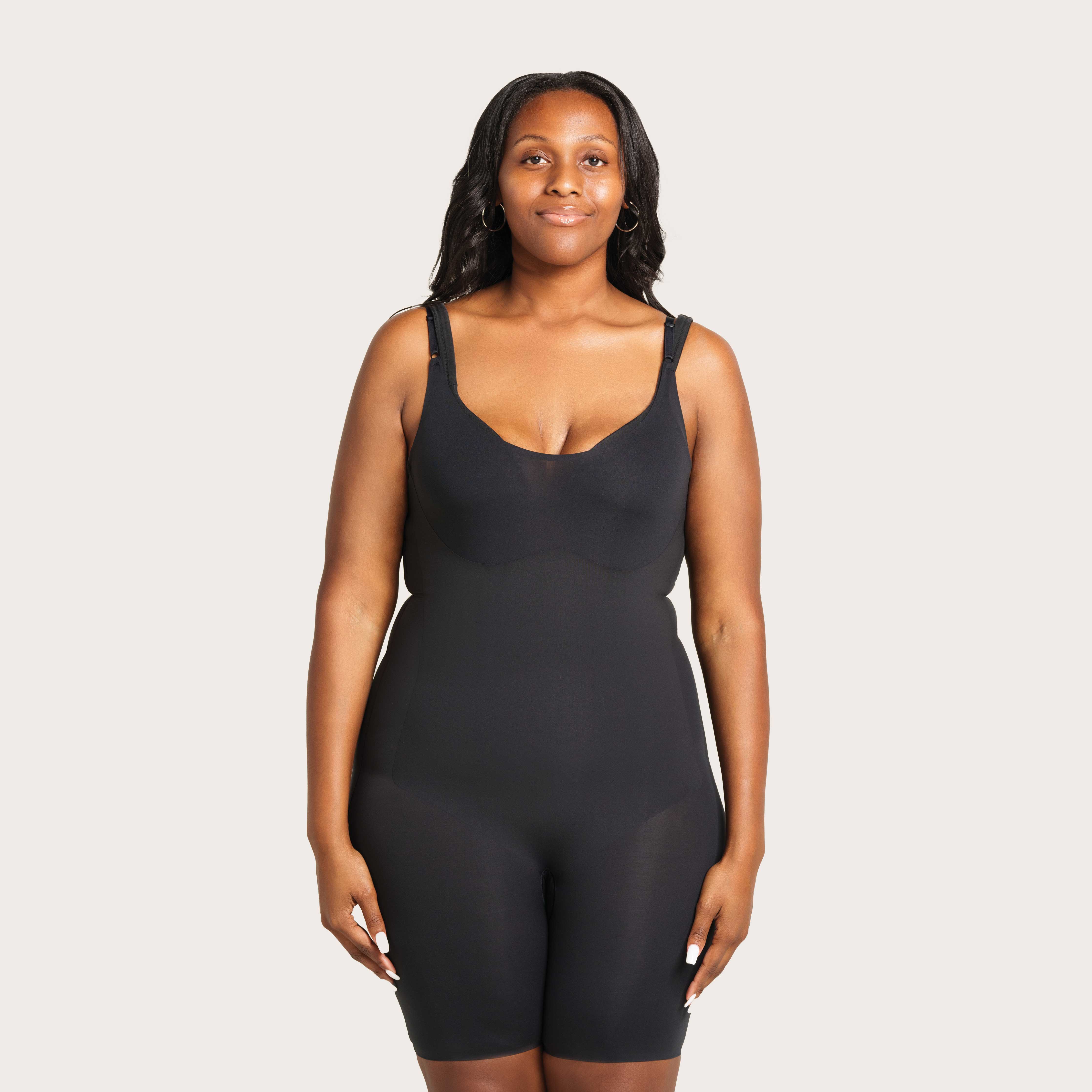 JDEFEG Bodysuit for Women Strapless High Compression Body